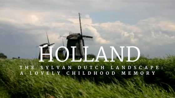 En Route to Amsterdam: The Sylvan Dutch Landscape.